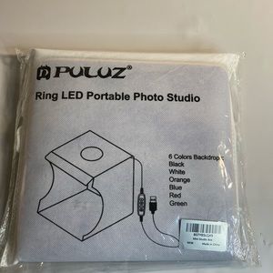 Puluz led portable photo studio 6 color backdrops